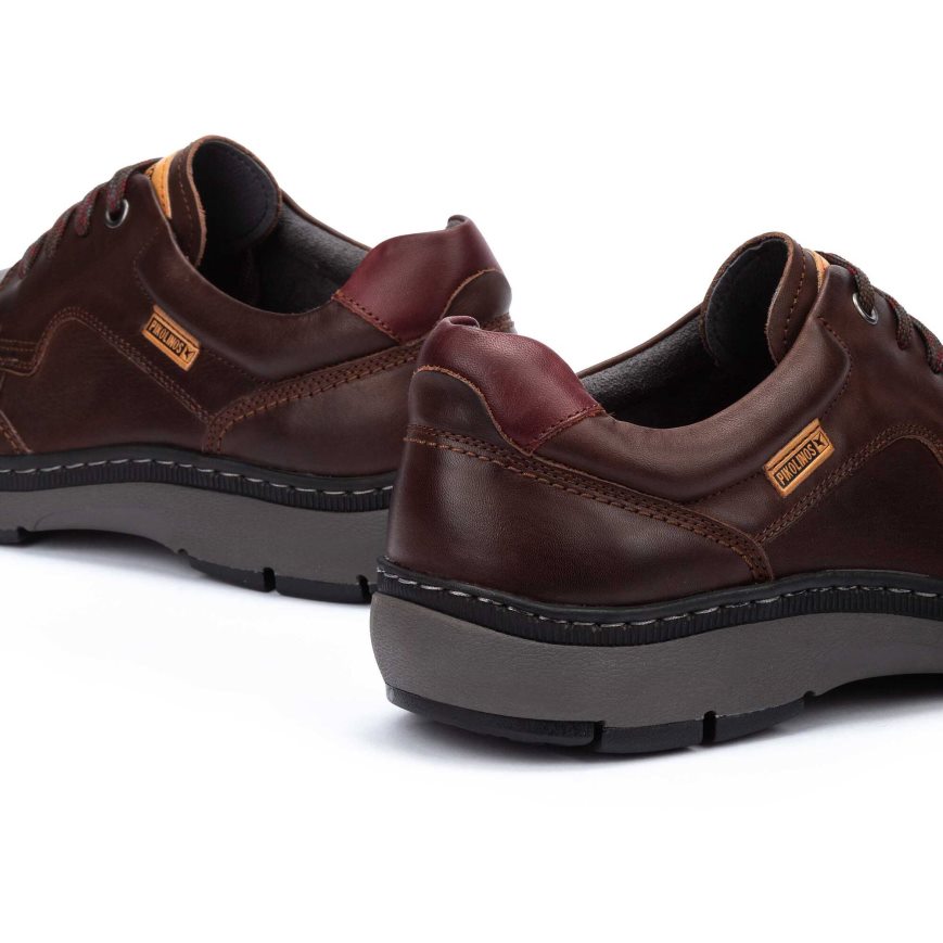 Men's Pikolinos CACERES Lace Up Shoes Brown | NZ Y321Q95